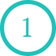 circle icon with 1 in center